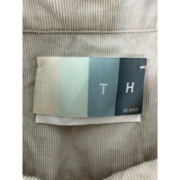 Kith Woodpoint Micro Corduroy Button Up Shirt Elevation Men Size S SS2023 - Picture 9 of 10